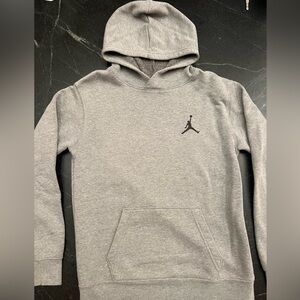 Air Jordan Grey Hoodie - Youth Large
